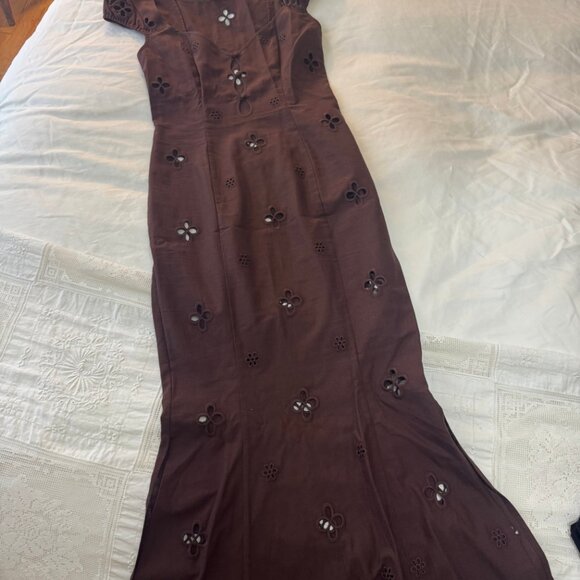 Mirror palais Maria Dress in Chocolat- Size S - Picture 6 of 8